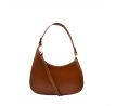 Mahwer Prague kabelka do ruky aj crossbody z pravej kože hnedá