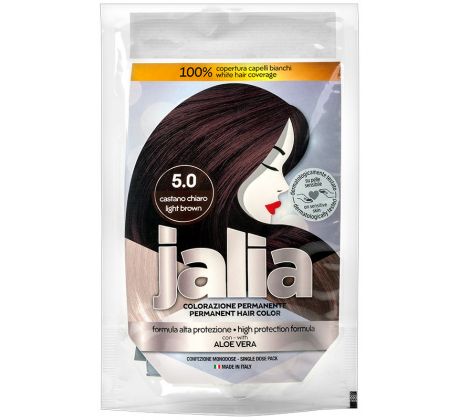 Jalia Permanentná farba na vlasy JL50 Light Brown 150 ml