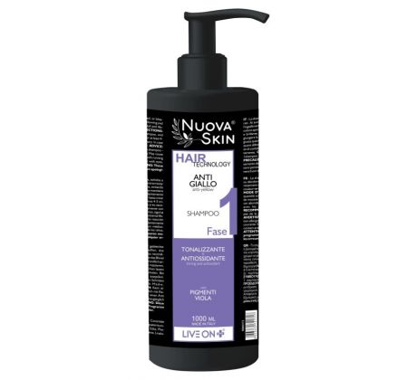 Nuova Skin Šampón proti žltým tónom 1000 ml