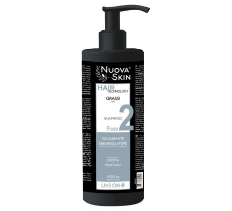 Nuova Skin Seboregulačný šampón na mastné vlasy 1000 ml