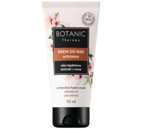 Botanic Therapy Ochranný krém na ruky Mandľový olej a ovos 50 ml