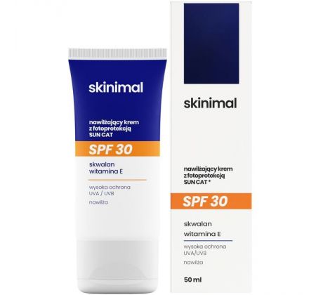 Skinimal Hydratačný pleťový krém s ochranou  SPF 30 50 ml