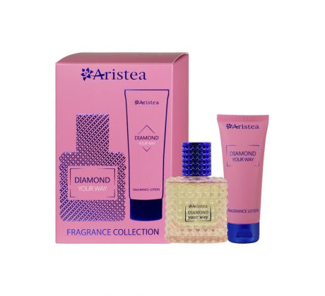 Aristea Diamond Your Way EDP dámska  65 ml + telové mlieko 75 ml darčeková sada