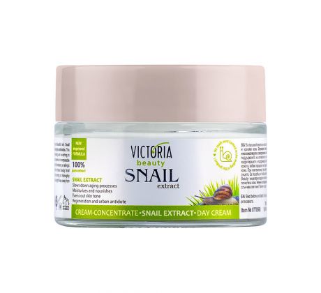 Victoria Beauty Koncentrovaný pleťový krém denný s čistým extraktom zo slimačieho slizu 50 ml