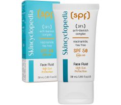 Skincyclopedia Opaľovací krém na tvár s anti-pigmentačným komplexom SPF50 50 ml