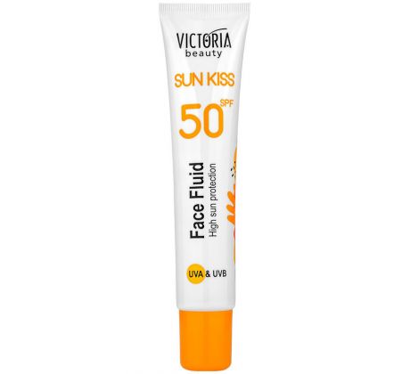 Victoria Beauty Sun Kiss Opaľovací fluid na tvár s vysokou ochranou SPF50 40 ml