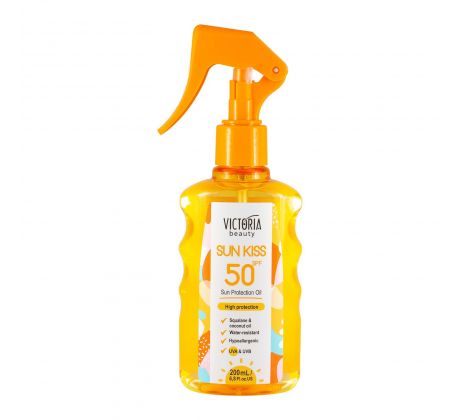 Victoria Beauty Sun Kiss Opaľovací olej na telo SPF50 200 ml