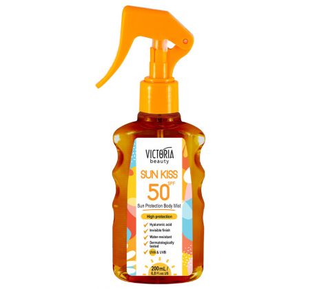 Victoria Beauty Sun Kiss Telová hmla na opaľovanie SPF50 200 ml