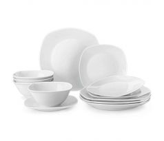 ELISA 12 dielna jedálenská sada z porcelánu