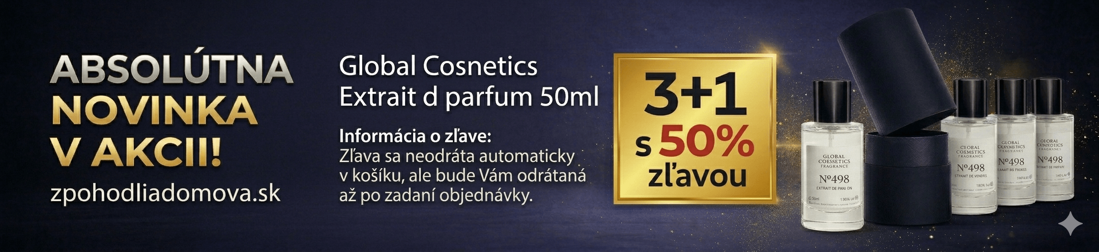 Global Cosmetics 3+1 zdarma