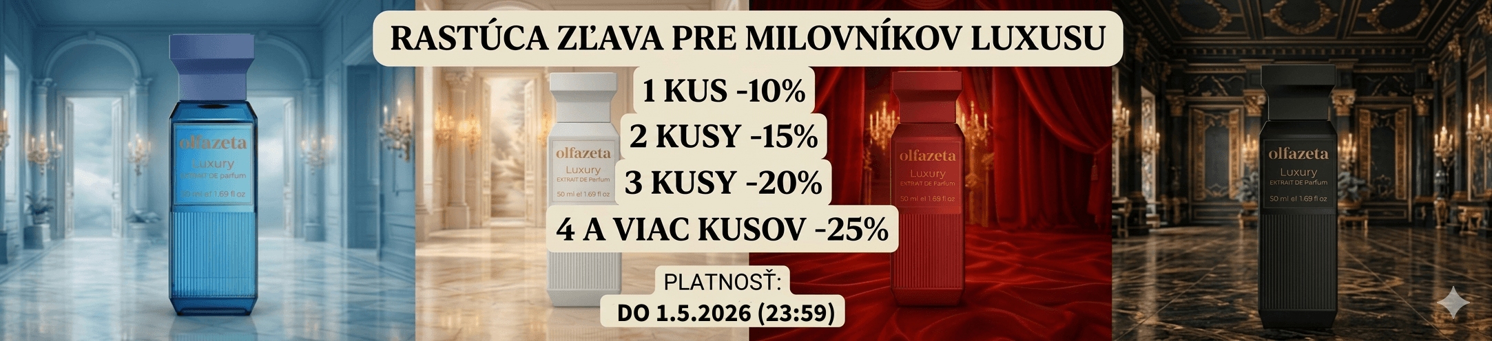 Rastúca zľava predĺžená