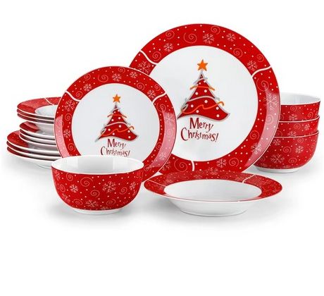 Merry Christmas 16 dielna jedálenská sada