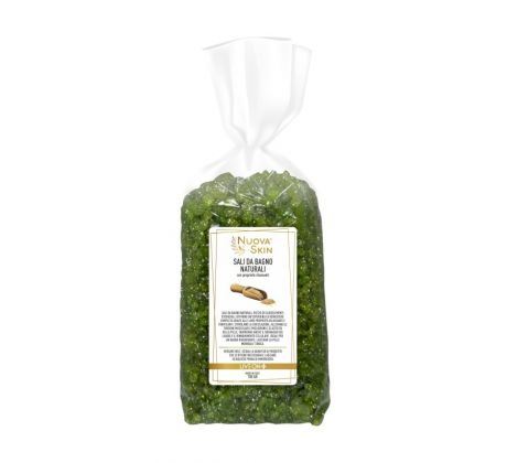 Nuova Skin Prírodná soľ do kúpeľa Zelená trblietavá 700g