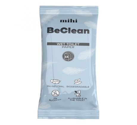 Mihi BeClean Vlhčený toaletný papier 15ks