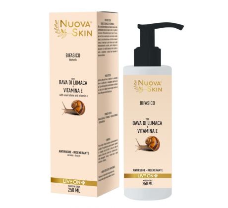 Nuova Skin Dvojfázový odličovač so slimačím slizom a vitamínom E 250 ml