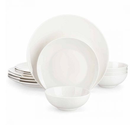 JERA 12 dielna jedálenská sada kostný porcelán