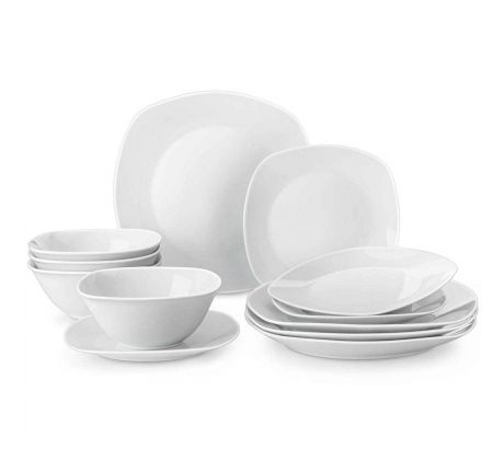 ELISA 12 dielna jedálenská sada z porcelánu