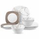 NIKITA 12-dielna jedálenská porcelánová sada