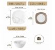 NIKITA 12-dielna jedálenská porcelánová sada