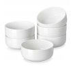 LUNA Ivory White Sada misiek z porcelánu 770ml 6ks