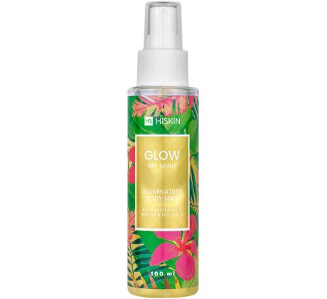 HiSkin Trblietavá telová hmla Glow My Mind Gold 100 ml