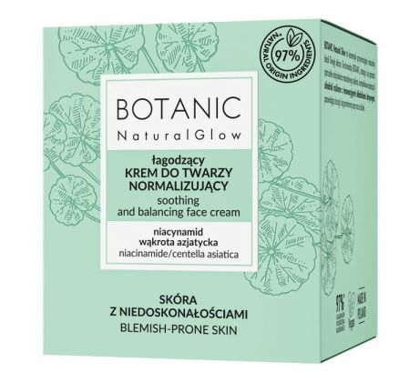 Botanic Natural Glow Upokojujúci a normalizačný pleťový krém 50 ml