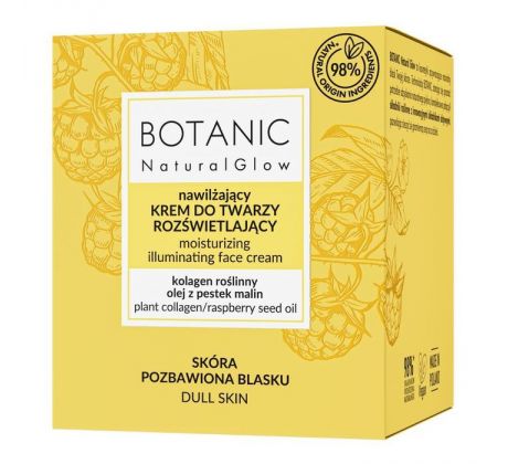 Botanic Natural Glow  Hydratačný a rozjasňujúci pleťový krém 50 ml