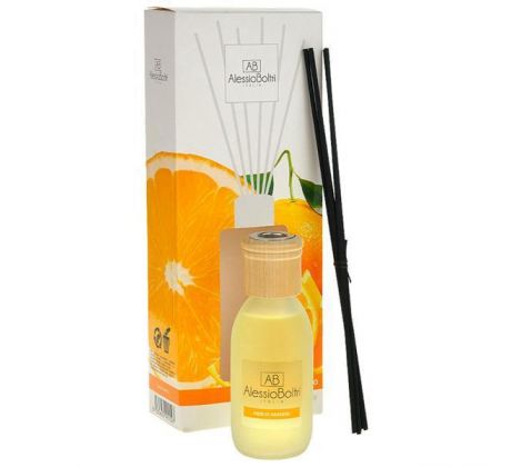 AlessioBoltri Difuzér s bavlnenými tyčinkami Pomarančový kvet 125 ml