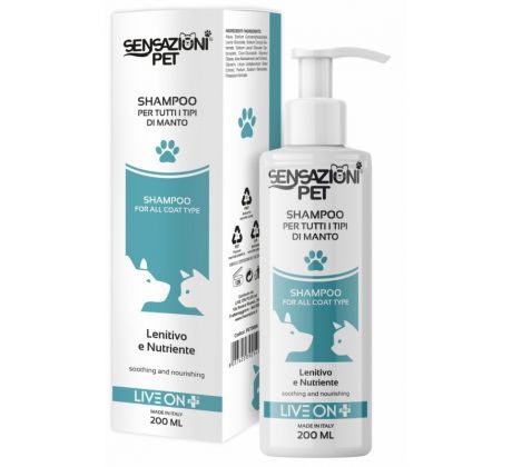 Sensazioni Pet Šampón pre všetky typy srsti 200 ml