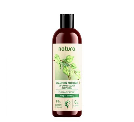 Natura Šampón proti lupinám s extraktom z brezového dechtu 380 ml