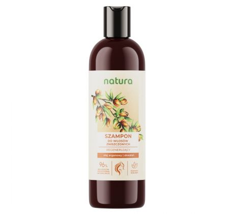 Natura Šampón na poškodené vlasy s arganovým olejom 380 ml