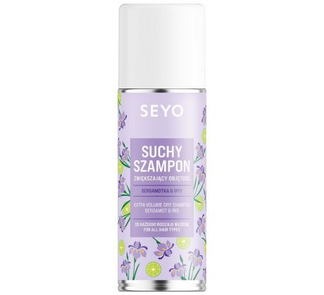 Seyo Suchý šampón zväčšujúci objem vlasov Bergamot & Kosatec 200 ml
