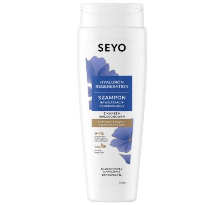 Seyo hydratačno-regeneračný šampón na vlasy s kyselinou hyalurónovou 400 ml