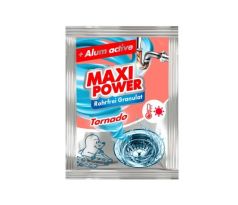 Maxi Power Tornado Granulky do teplej vody na čistenie odtokov 80g