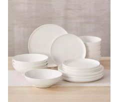 MINA 16 dielna jedálenská sada z porcelánu