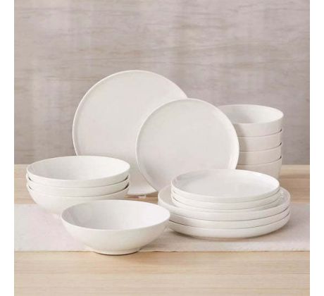 MINA 16 dielna jedálenská sada z porcelánu