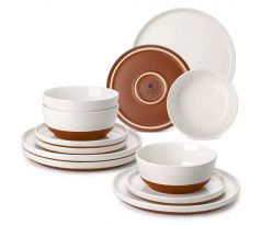 ZORA 12 dielna kameninová jedálenská sada