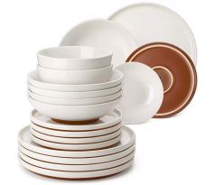 ZORA 24 dielna kameninová jedálenská sada