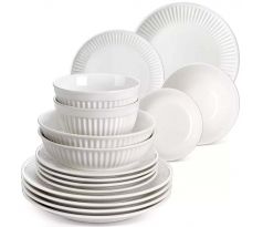 LEILA 16 dielna jedálenská sada z porcelánu