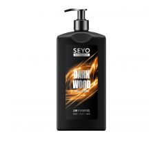 Seyo Men Dark Wood Cedar & Amber sprchový gél 3v1 1000 ml