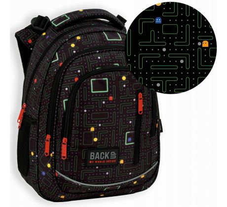 BackUp Školský batoh Model R102 Pac-man