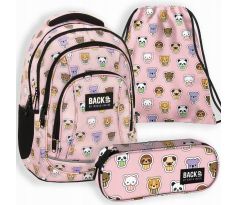 BackUp Zvieratká Školská sada 3v1
