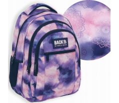 BackUp Školský batoh Model O13 Fialové ombré