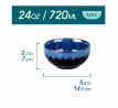 STARRY BLUE kameninové misky 720ml 4ks
