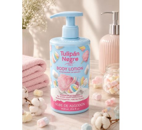 Tulipan Negro Cukrová vata Telové mlieko 400 ml