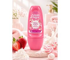 Tulipan Negro Deo roll-on antiperspirant Jahody so šľahačkou 50 ml