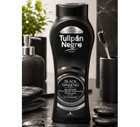 Tulipan Negro Čierny ženšen sprchový gél 650 ml