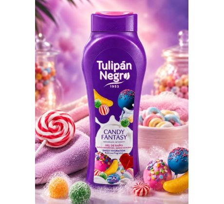 Tulipan Negro Candy Fantasy sprchový gél 650 ml