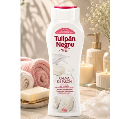 Tulipan Negro Mydlový krém sprchový gél 650 ml