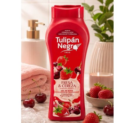 Tulipan Negro Višňa & Jahoda sprchový gél 2v1 650 ml